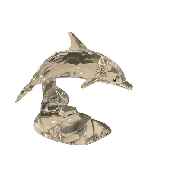 Swarovski Other - Swarovski Large Crystal 'Dolphin on Wave'‎ Figurine #190365 No Box